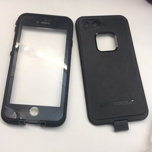Black LifeProof case - iPhone 7 & 8